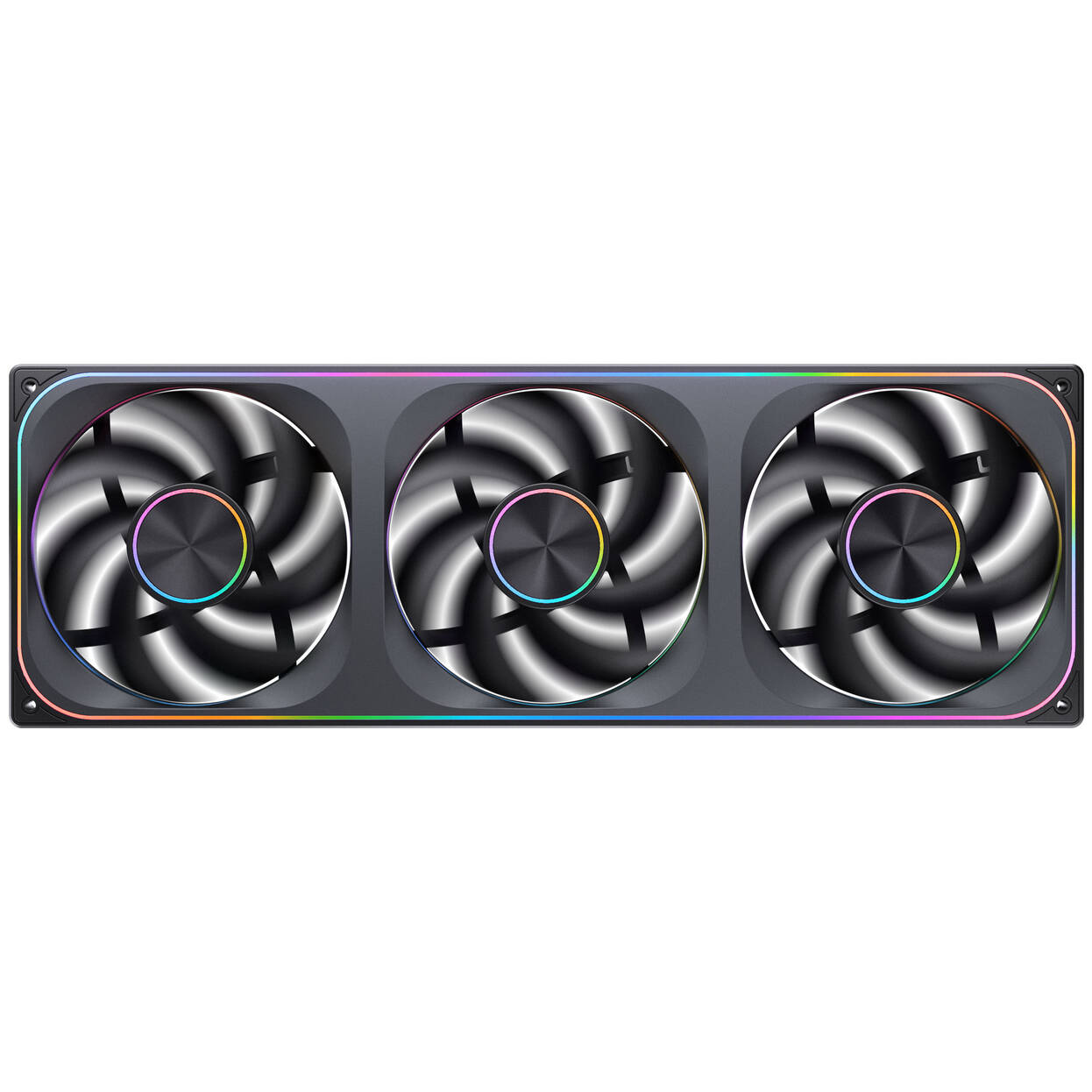 Jonsbo ZA-420B PWM Fan, ARGB - 3x 140mm, black