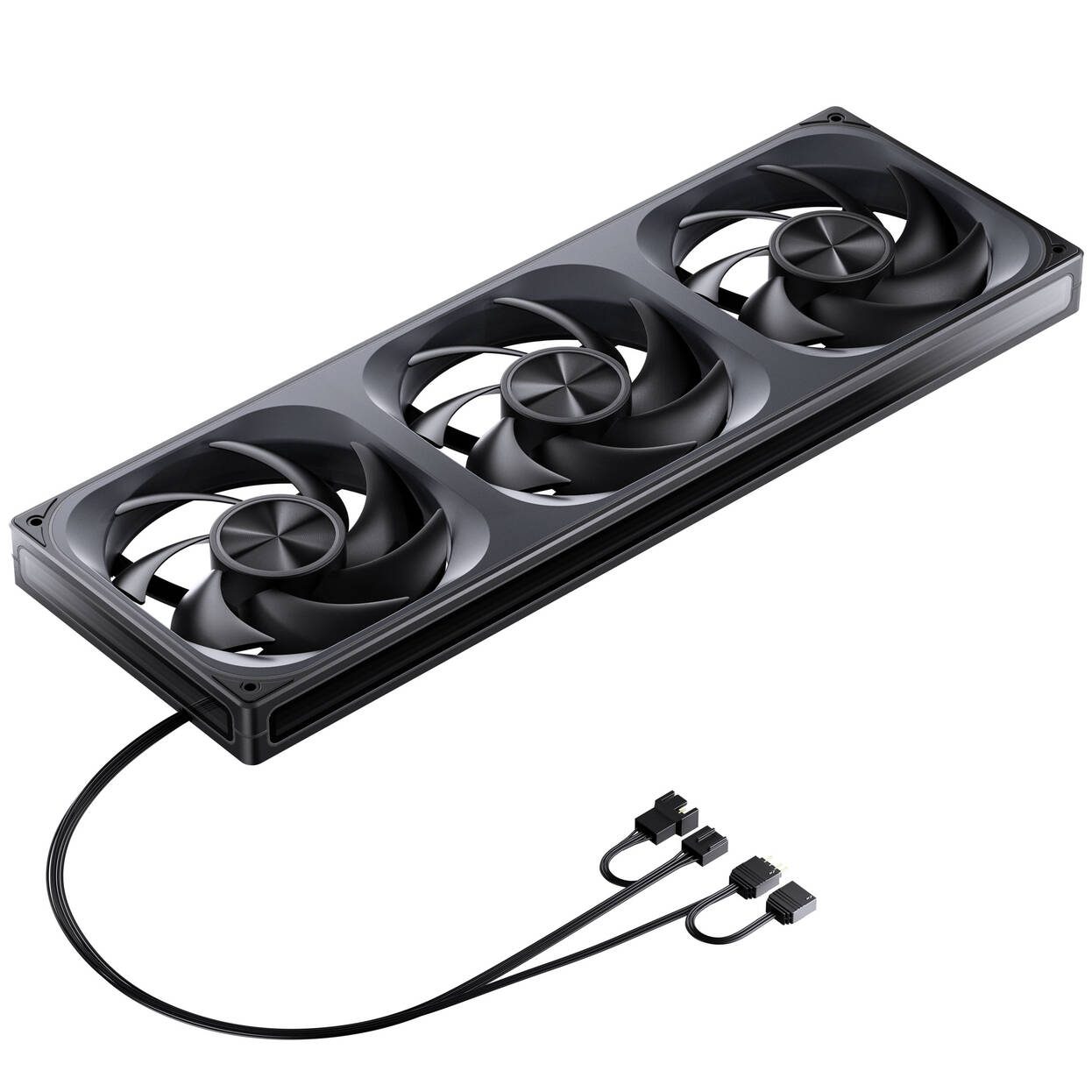 Jonsbo ZA-420B PWM Fan, ARGB - 3x 140mm, black