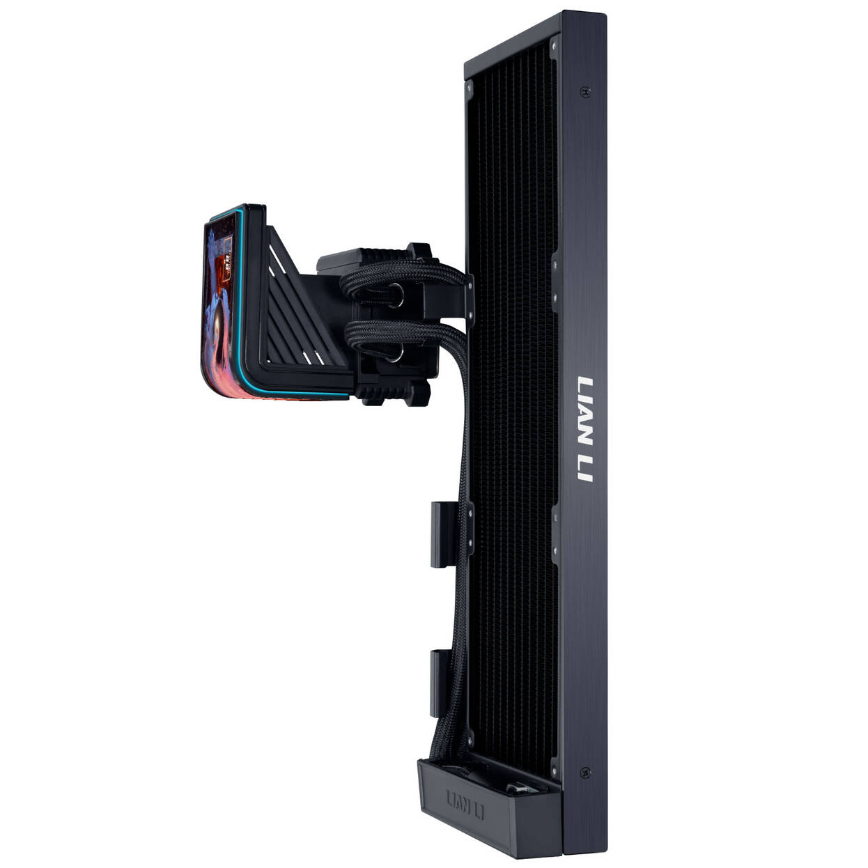 Lian Li HydroShift II OLED Curved 360 Fanless AiO Water Cooling, 360 mm, OLED Display - black