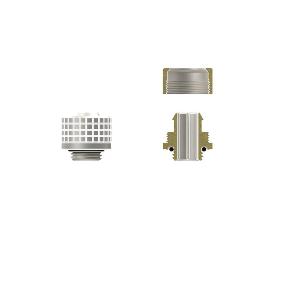 Thermal Grizzly DeltaMate Compression Fitting, Brass, G1/4 Thread - Nickel, ST13