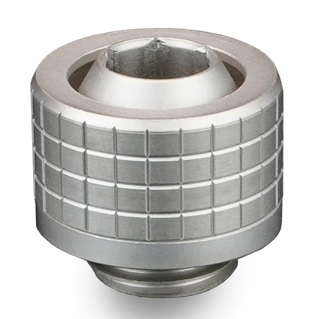 Thermal Grizzly DeltaMate Compression Fitting, Brass, G1/4 Thread - Nickel, ST13