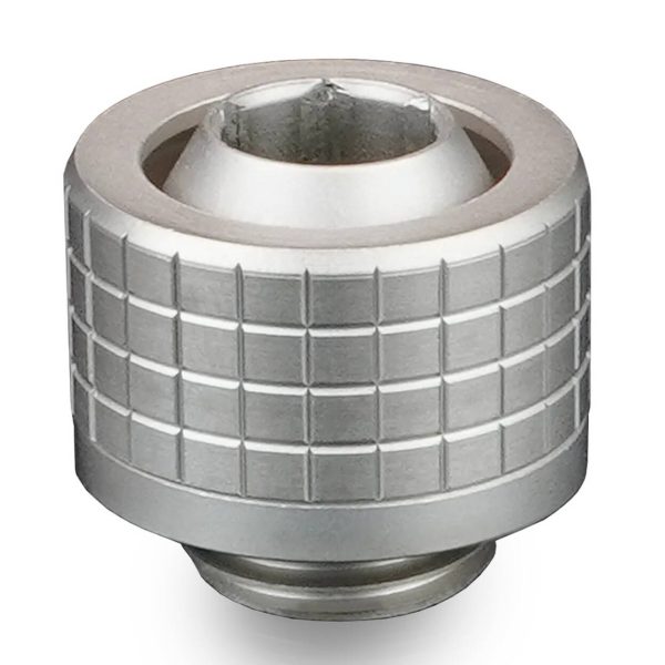 Thermal Grizzly DeltaMate Compression Fitting, Brass, G1/4 Thread – Nickel, ST13