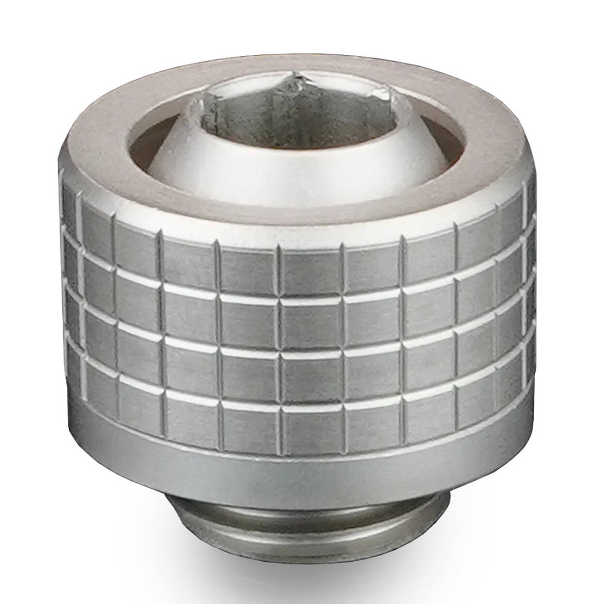 Thermal Grizzly DeltaMate Compression Fitting, Brass, G1/4 Thread - Nickel, ST13