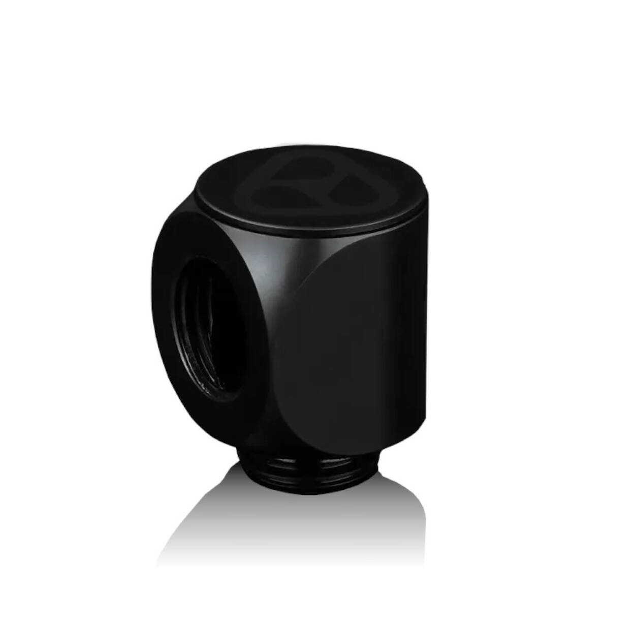Thermal Grizzly DeltaMate Rotary Fitting - 90, black, pack of 6