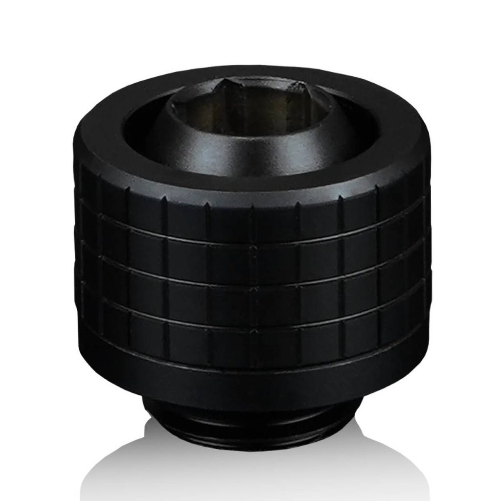 Thermal Grizzly DeltaMate Compression Fitting, Brass, G1/4 Thread - Black, ST13