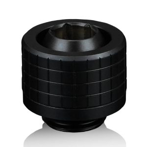 Thermal Grizzly DeltaMate Compression Fitting, Brass, G1/4 Thread - Black, ST13