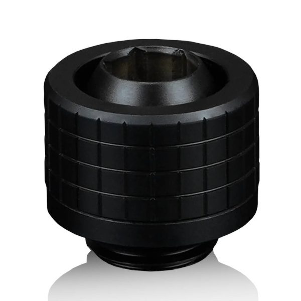 Thermal Grizzly DeltaMate Compression Fitting, Brass, G1/4 Thread – Black, ST13