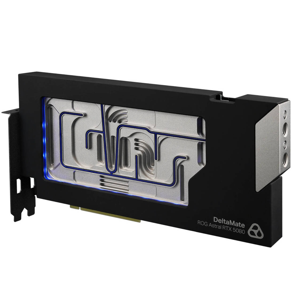 Thermal Grizzly DeltaMate 5080 Astral GPU Water Cooler, ARGB, with Backplate - Acrylic, Black