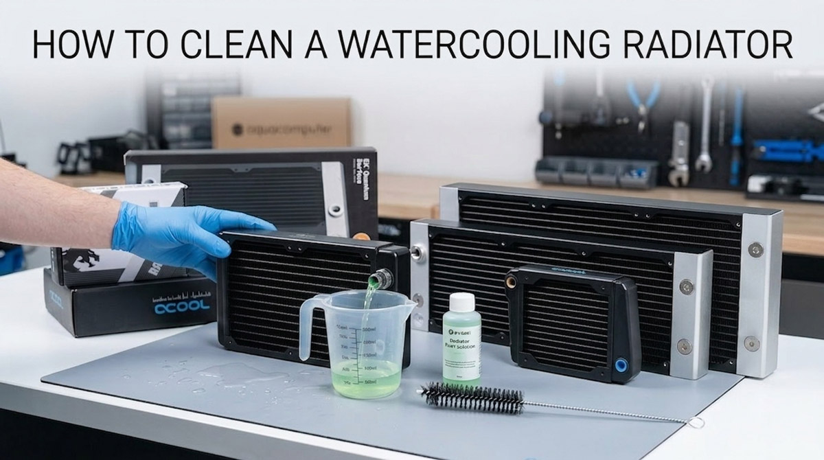 How to Clean a Watercooling Radiator