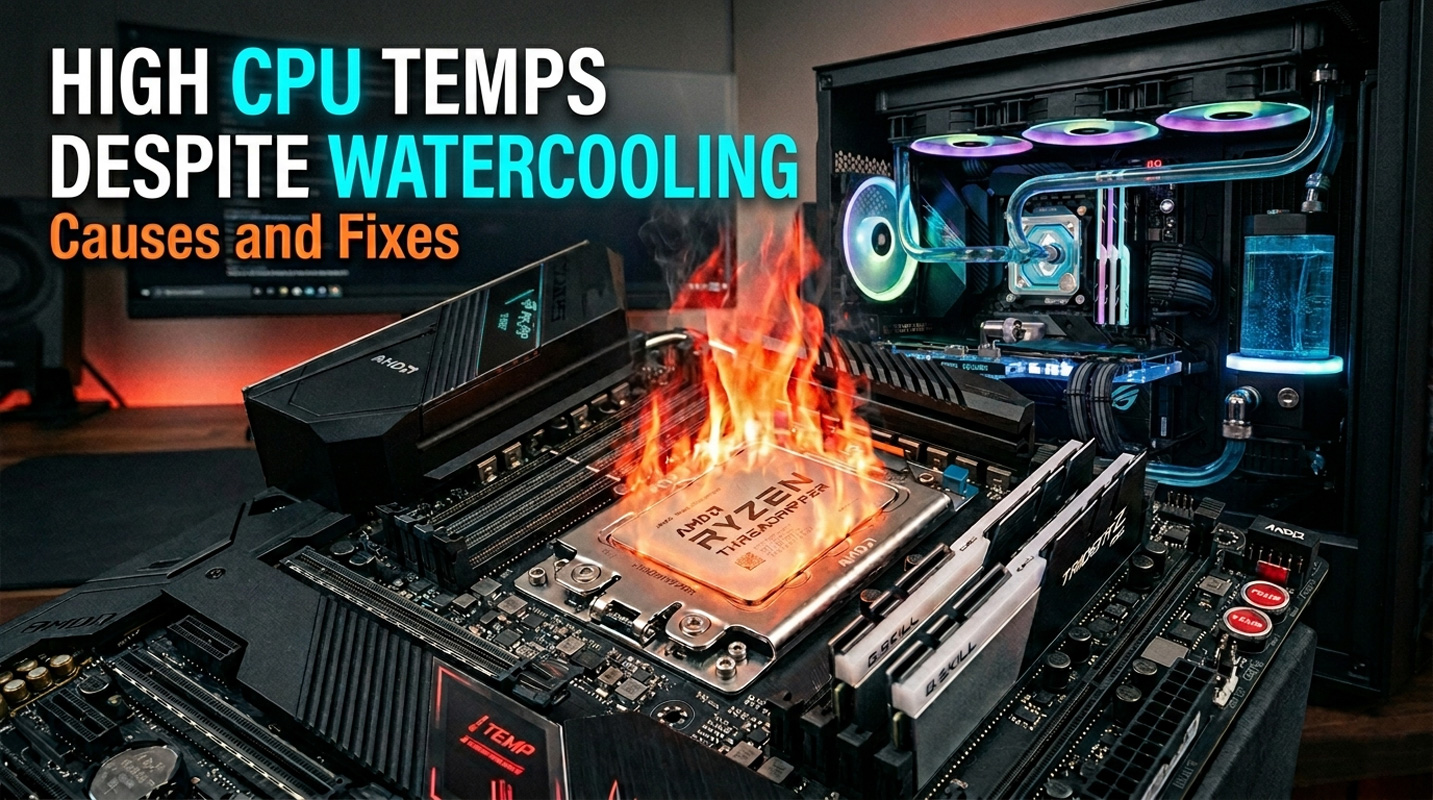 High CPU Temps Despite Watercooling – Causes and Fixes