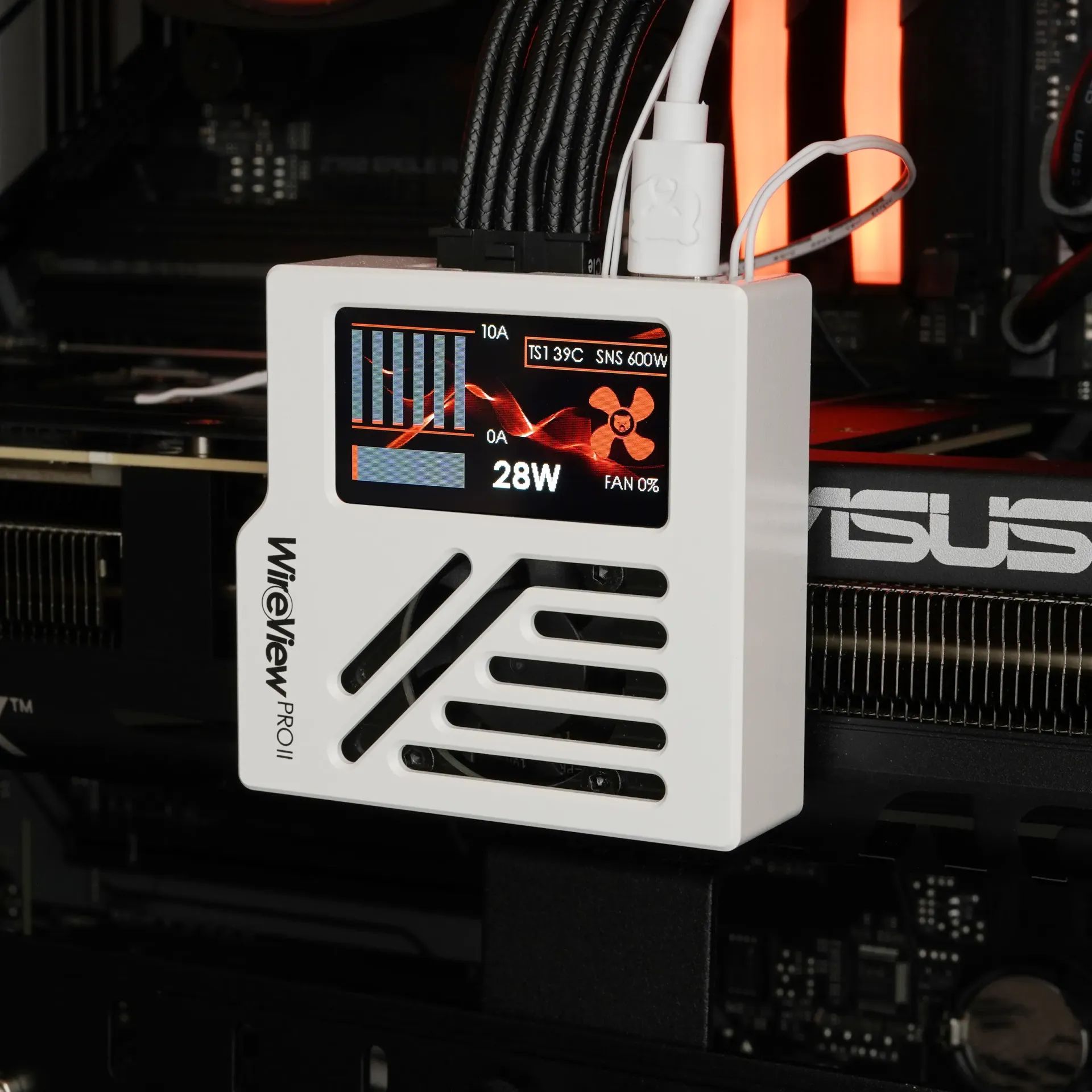 Thermal Grizzly WireView Pro II GPU Monitoring Device - Standard - White