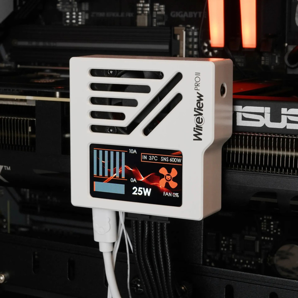 Thermal Grizzly WireView Pro II GPU Monitoring Device - Standard - White