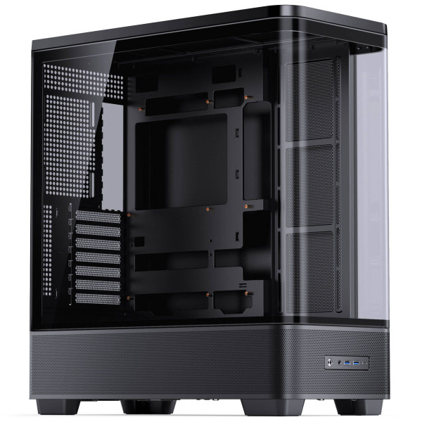 Jonsbo TK-5 PC Case, Mid Tower, ATX, Tempered Glass – Black