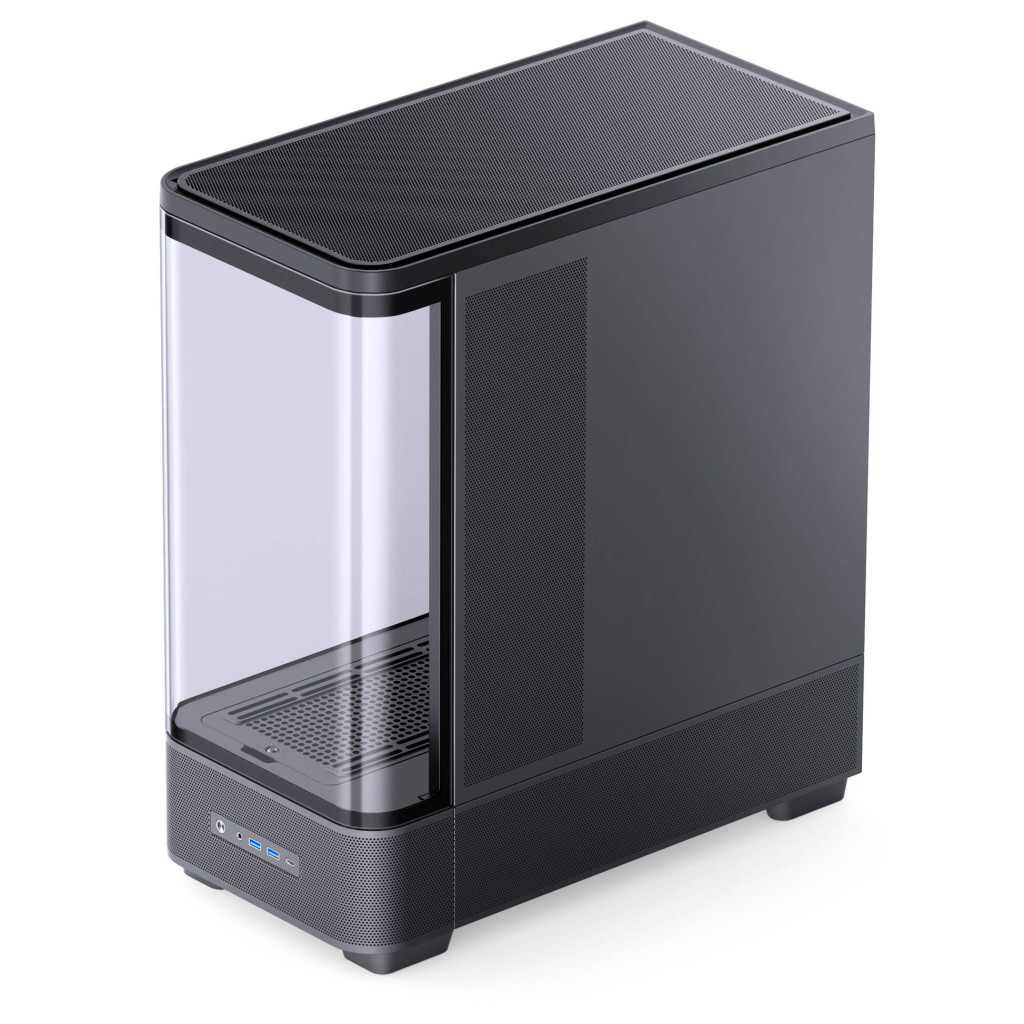 Jonsbo TK-5 PC Case, Mid Tower, ATX, Tempered Glass - Black