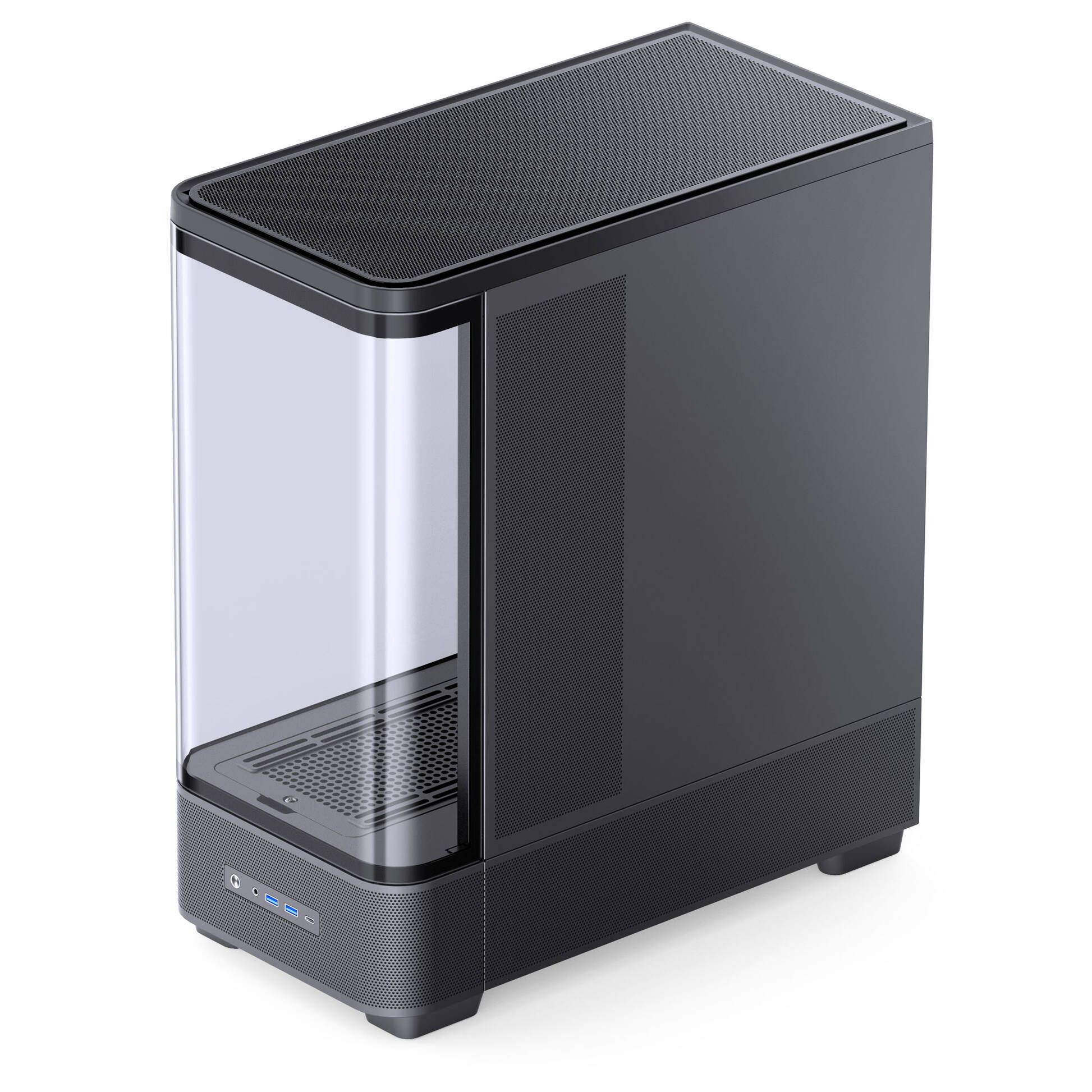 Jonsbo TK-5 PC Case, Mid Tower, ATX, Tempered Glass - Black