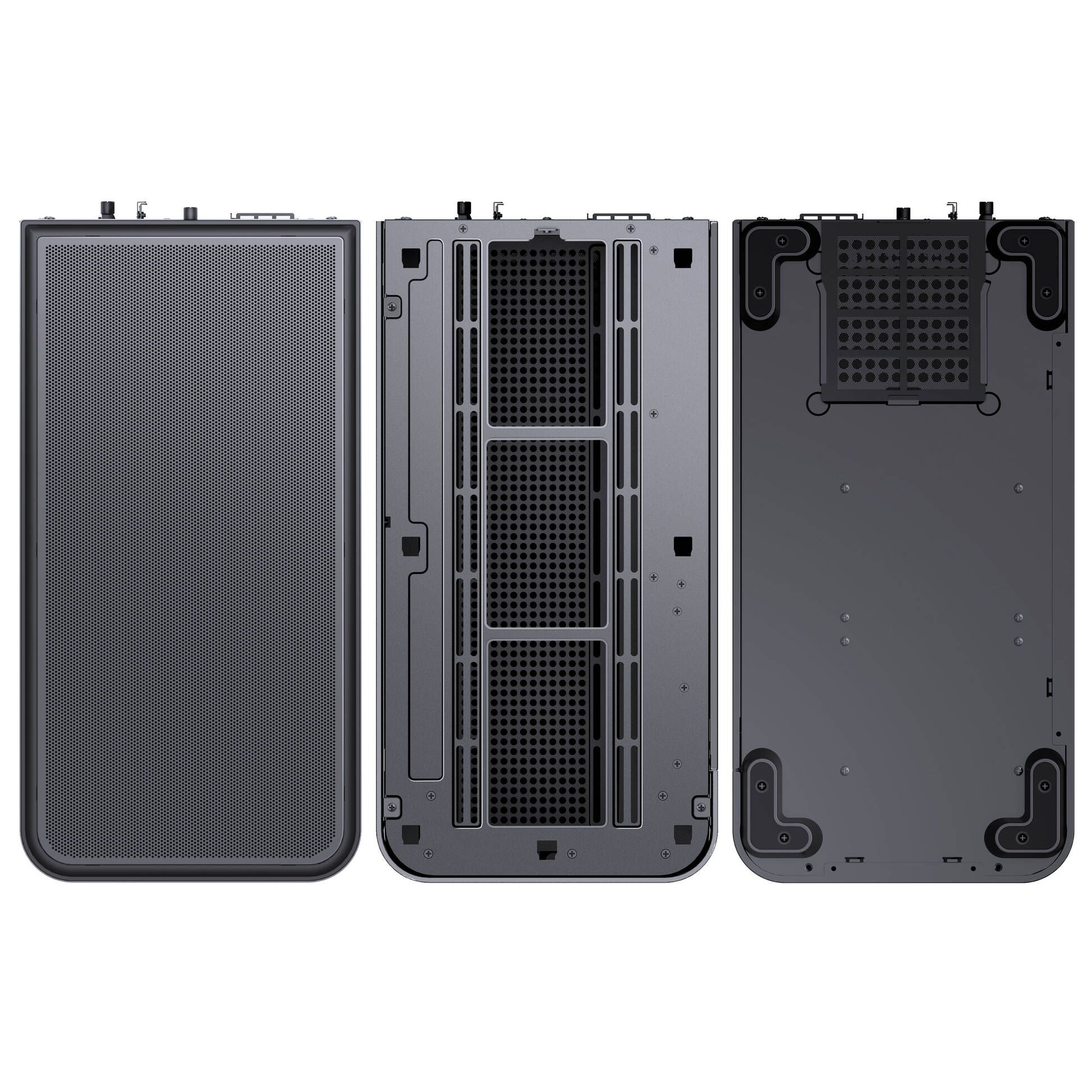 Jonsbo TK-5 PC Case, Mid Tower, ATX, Tempered Glass - Black