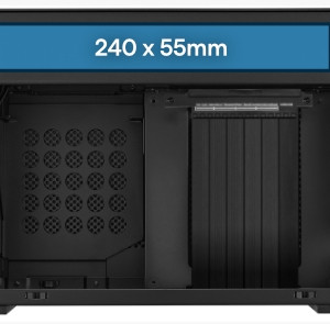 Lian Li x DAN Cases A4-H2O PC Case, Mini Case, Mini-ITX, PCIe 5.0 Riser - Silver