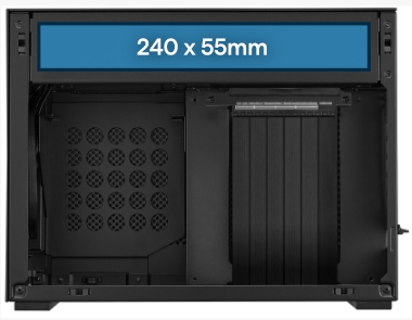 Lian Li x DAN Cases A4-H2O PC Case, Mini Case, Mini-ITX, PCIe 5.0 Riser - Silver