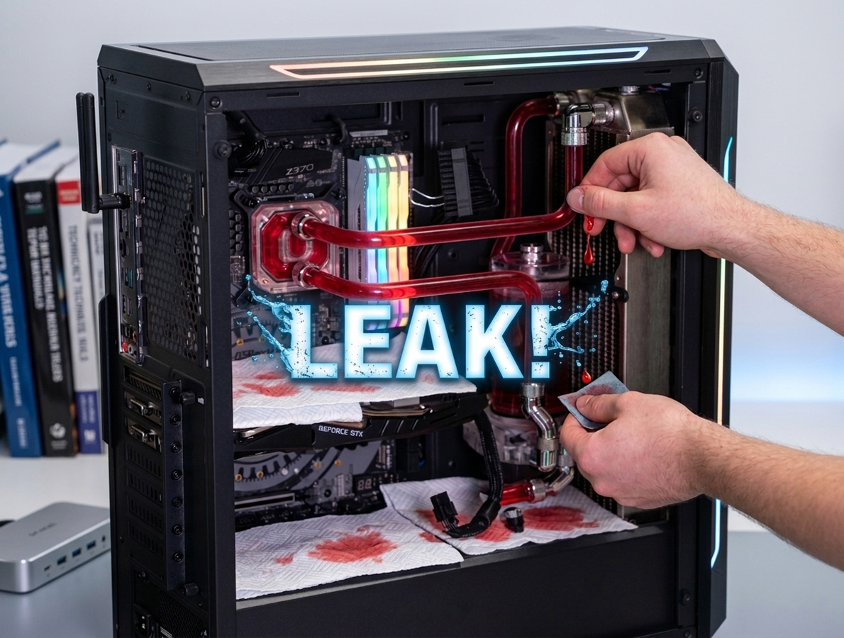 Watercooling Leak – What to Do Right Now
