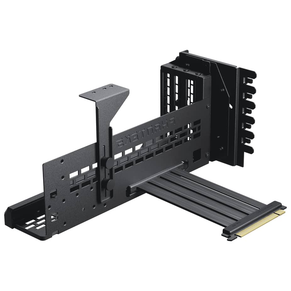 Phanteks PCIe Gen5 Vertical GPU Bracket DRGB 220mm PCIe 5.0x16 Riser Cable Black