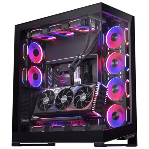 Phanteks PCIe Gen5 Vertical GPU Bracket DRGB 220mm PCIe 5.0x16 Riser Cable Black