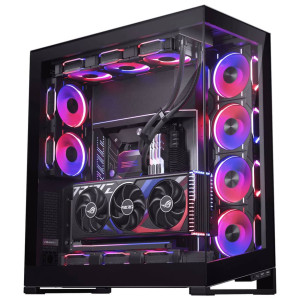 Phanteks PCIe Gen5 Vertical GPU Bracket DRGB 220mm PCIe 5.0x16 Riser Cable Black
