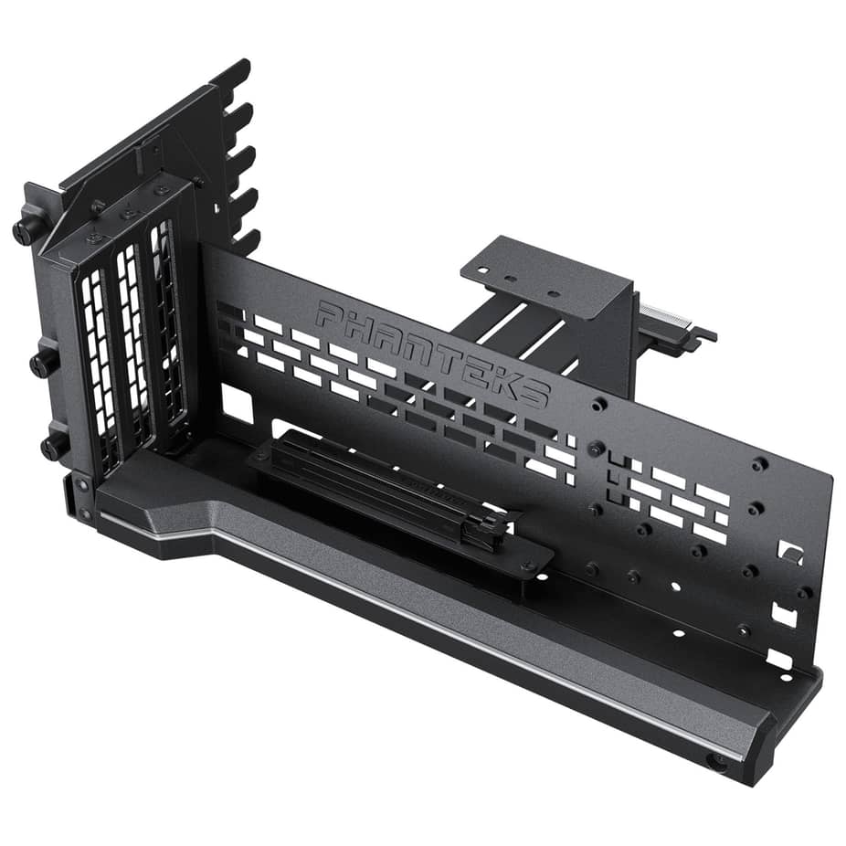Phanteks PCIe Gen5 Vertical GPU Bracket DRGB 220mm PCIe 5.0x16 Riser Cable Black