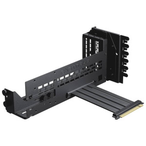 Phanteks PCIe Gen5 Vertical GPU Bracket DRGB 220mm PCIe 5.0x16 Riser Cable Black