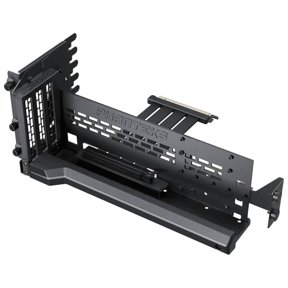 Phanteks PCIe Gen5 Vertical GPU Bracket DRGB 220mm PCIe 5.0x16 Riser Cable Black