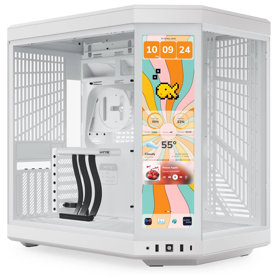Hyte Y70 TOUCH Infinite - Snow White