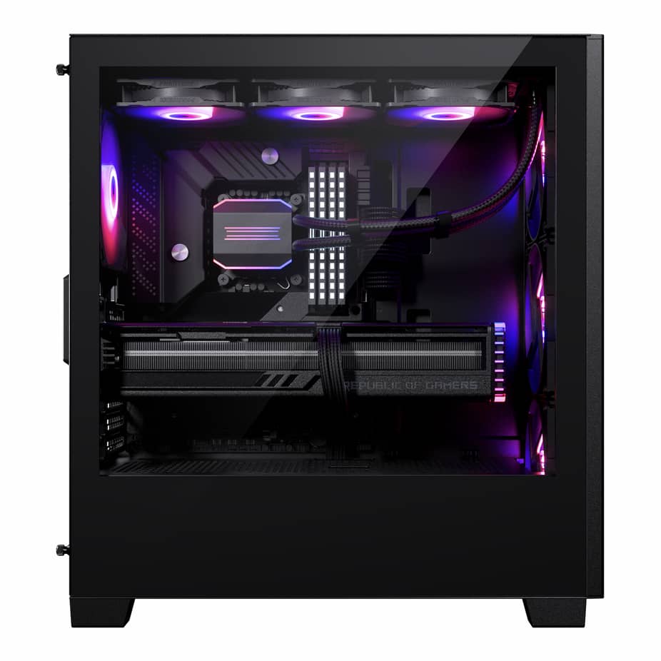 Phanteks XT Pro Ultra ATX Case Tempered Glass Window, Black : image 3