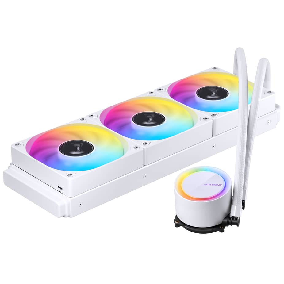 Jonsbo TG-360 ARGB White All In One CPU Cooler - 360mm
