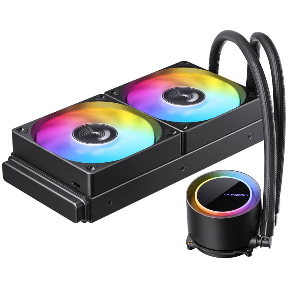 Jonsbo TG-240 ARGB Black All In One CPU Cooler - 240mm
