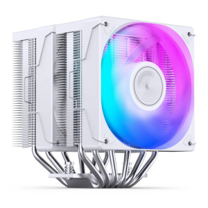 Jonsbo CR-3000E ARGB White Dual Tower CPU Cooler - 120mm