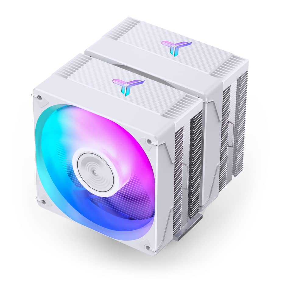 Jonsbo CR-3000E ARGB White Dual Tower CPU Cooler - 120mm