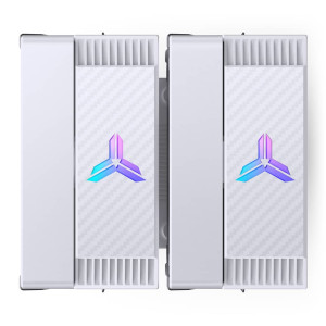 Jonsbo CR-3000E ARGB White Dual Tower CPU Cooler - 120mm