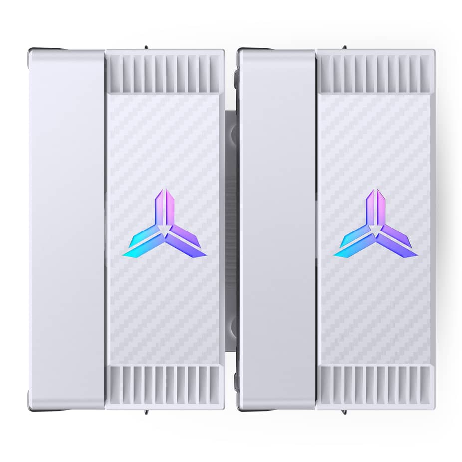 Jonsbo CR-3000E ARGB White Dual Tower CPU Cooler - 120mm