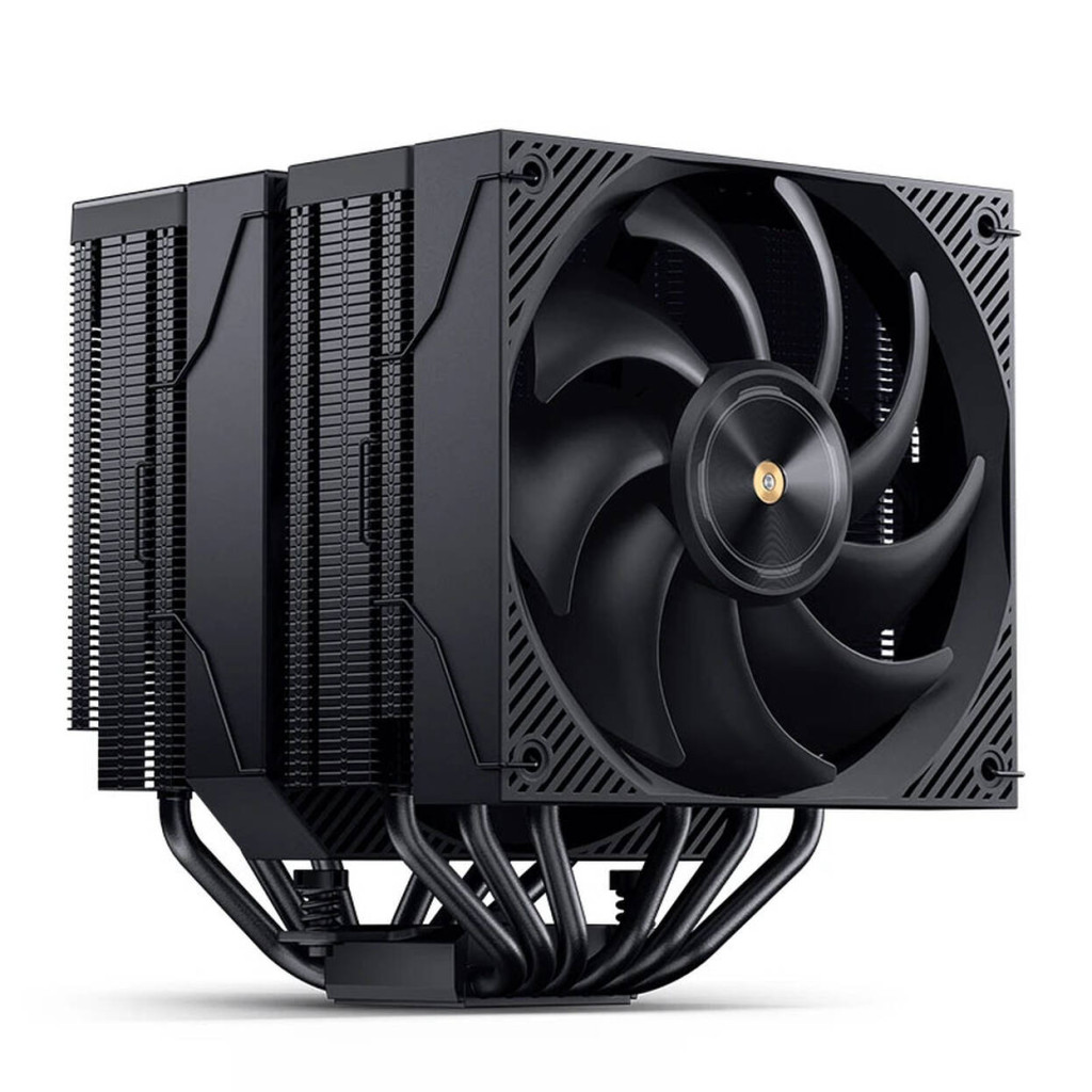 Jonsbo CC90 CPU Cooler, Dual Tower, 130mm PWM Fan, Segment Display - Black
