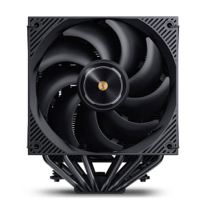Jonsbo CC90 CPU Cooler, Dual Tower, 130mm PWM Fan, Segment Display - Black