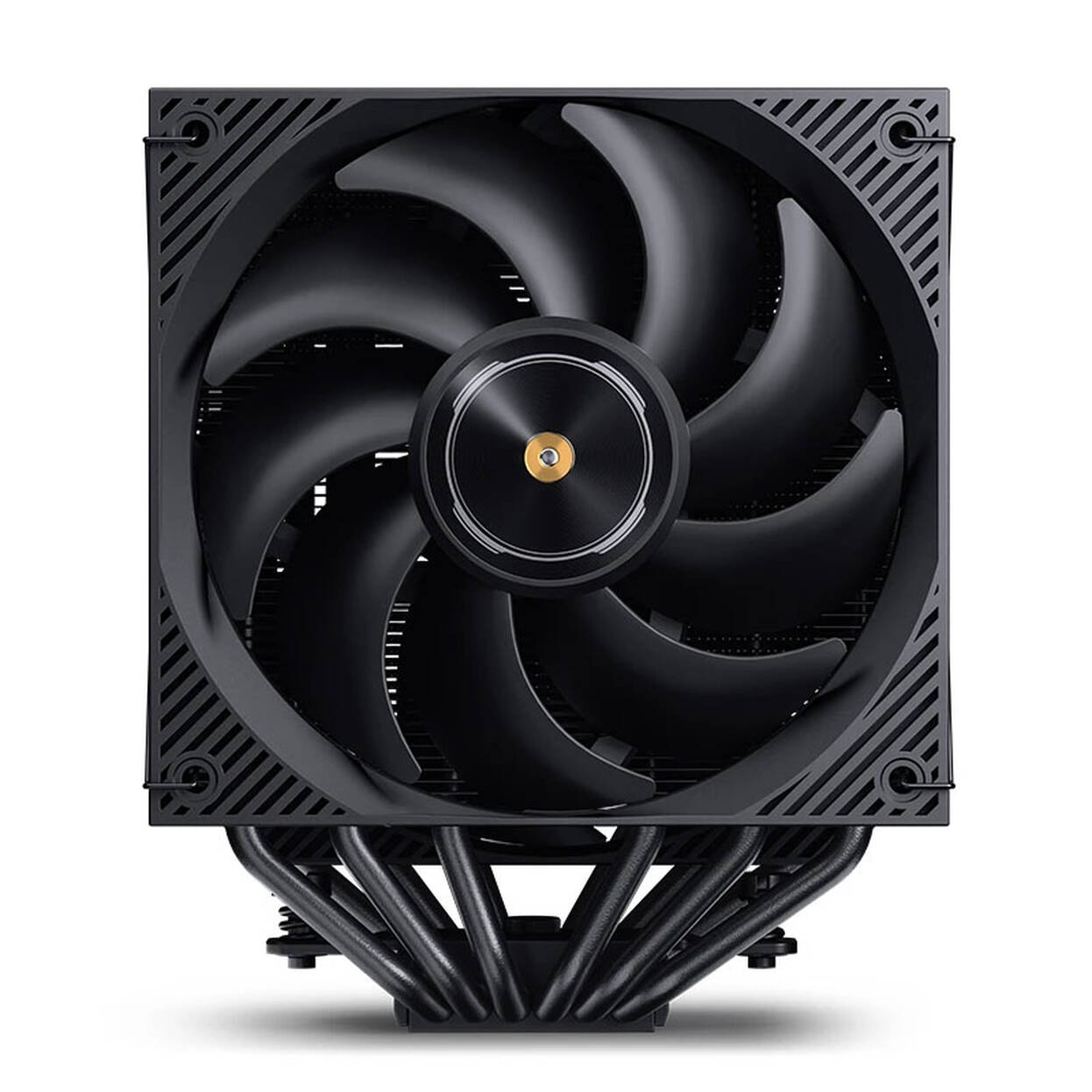 Jonsbo CC90 CPU Cooler, Dual Tower, 130mm PWM Fan, Segment Display - Black