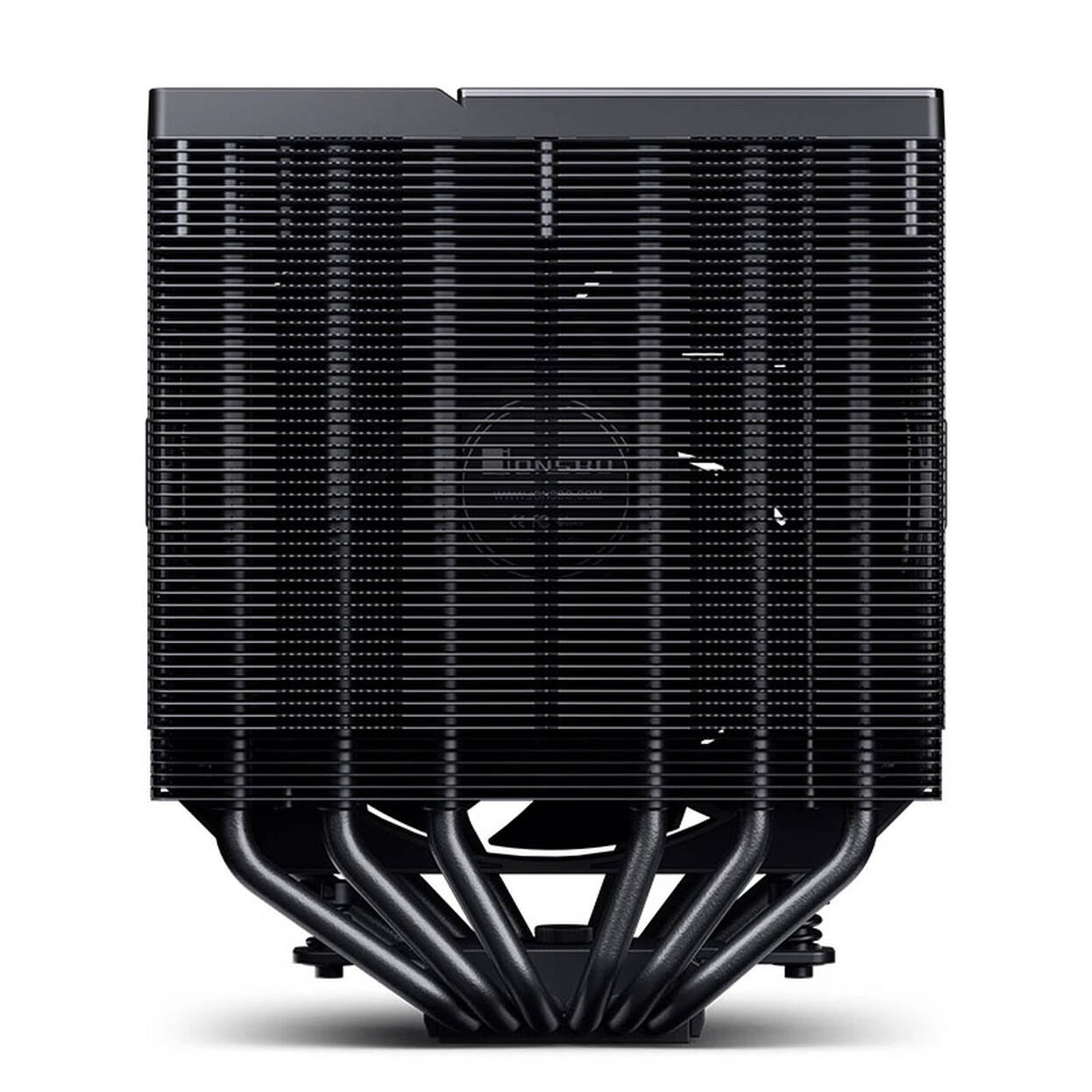 Jonsbo CC90 CPU Cooler, Dual Tower, 130mm PWM Fan, Segment Display - Black