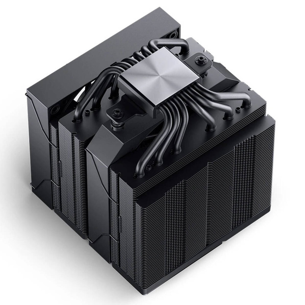 Jonsbo CC90 CPU Cooler, Dual Tower, 130mm PWM Fan, Segment Display - Black