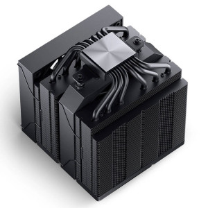 Jonsbo CC90 CPU Cooler, Dual Tower, 130mm PWM Fan, Segment Display - Black