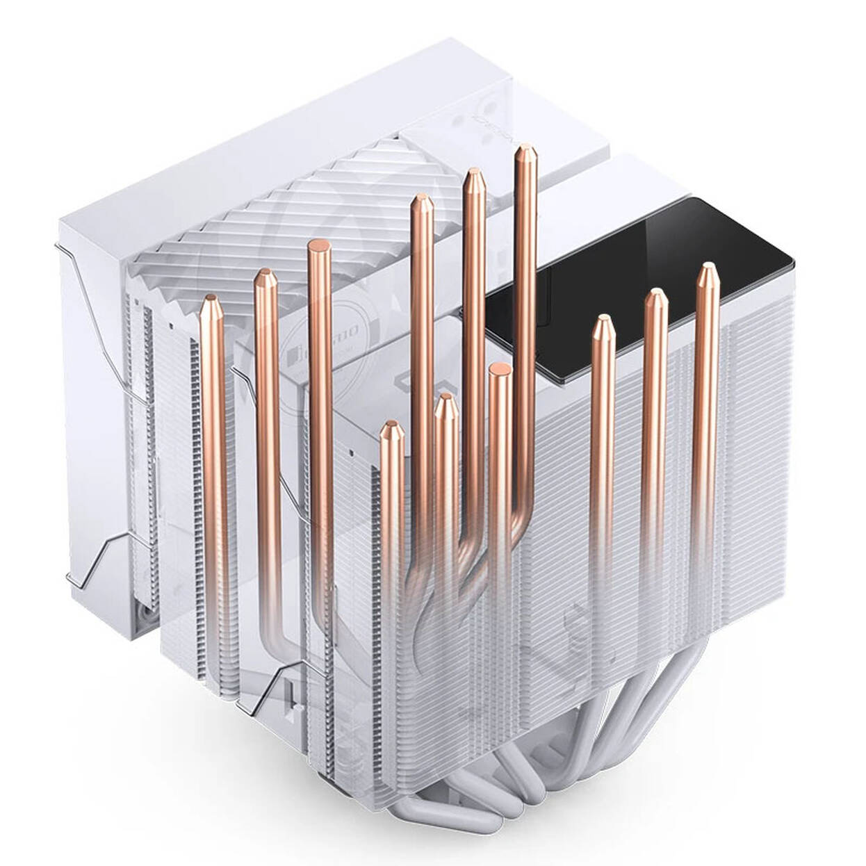 Jonsbo CC90 CPU Cooler, Dual-Tower, 130mm PWM Fan, Segment Display - Black