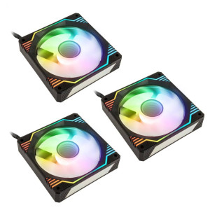 Kolink Umbra X 120mm ARGB High Performance PWM Fan Triple Pack - Black : image 1