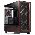 Antec Flux Pro Noctua Edition PC Case, Mid-Tower, E-ATX, Tempered Glass - Brown/Black
