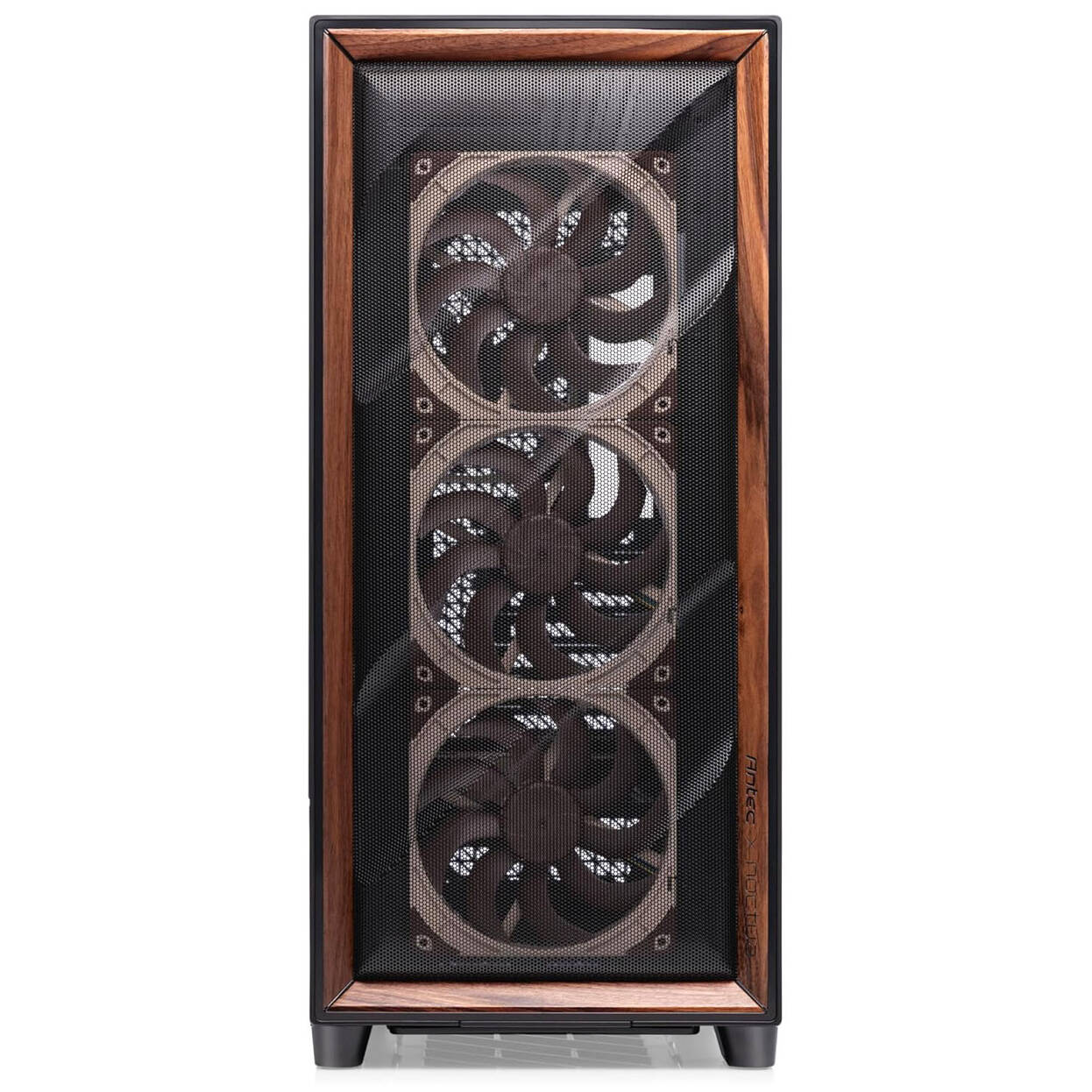 Antec Flux Pro Noctua Edition PC Case, Mid-Tower, E-ATX, Tempered Glass - Brown/Black
