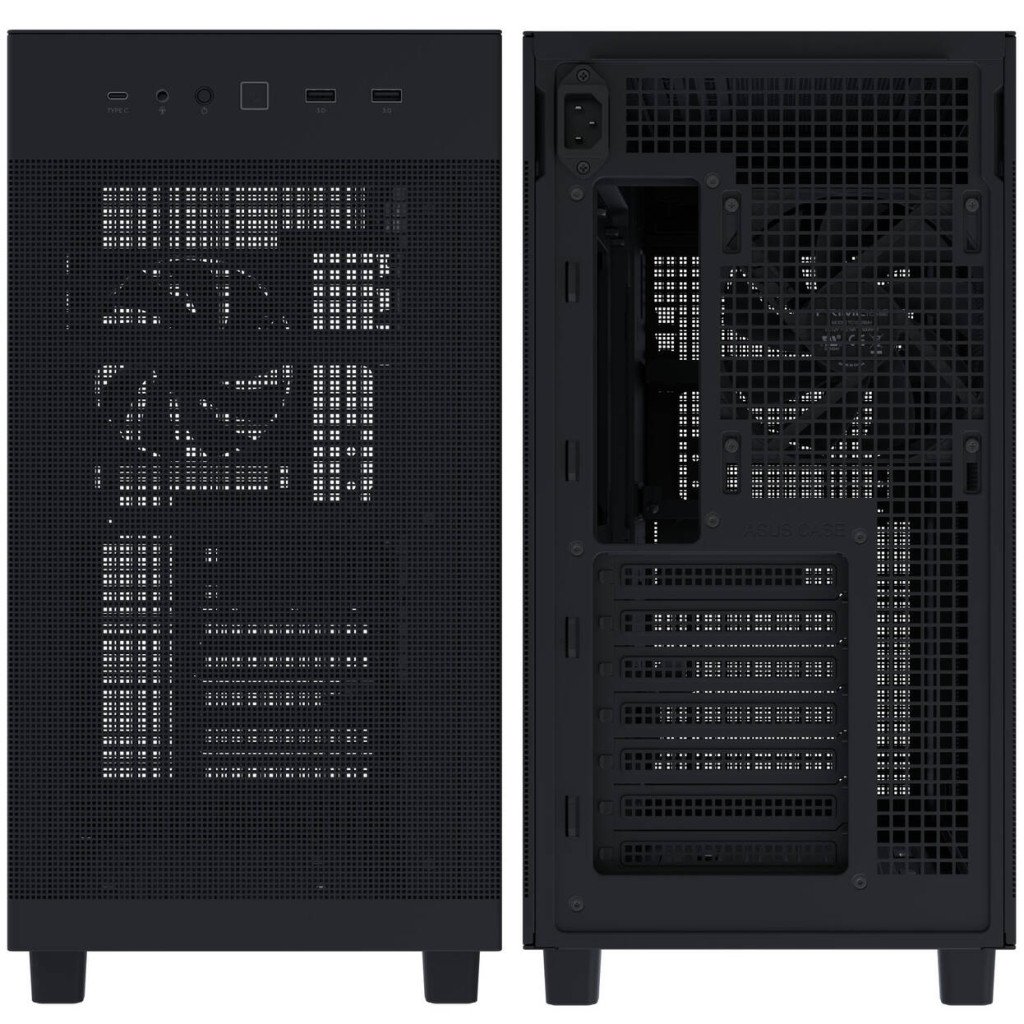 ASUS Prime AP303 PC Case, Mid-Tower, ATX, Tempered Glass - black : image 8