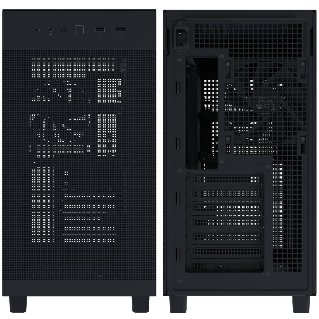 ASUS Prime AP303 PC Case, Mid-Tower, ATX, Tempered Glass - black : image 8