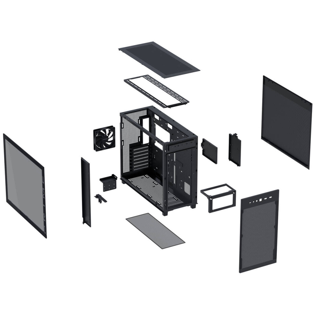 ASUS Prime AP303 PC Case, Mid-Tower, ATX, Tempered Glass - black : image 10